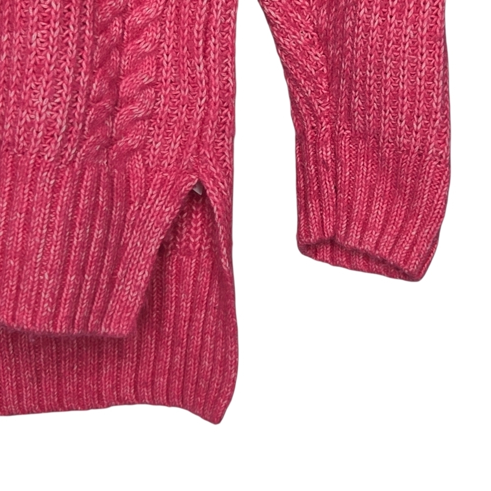 Cabi Womens Pink Cable Knit Crewneck Elsa Sweater Size XS - Picture 3 of 8